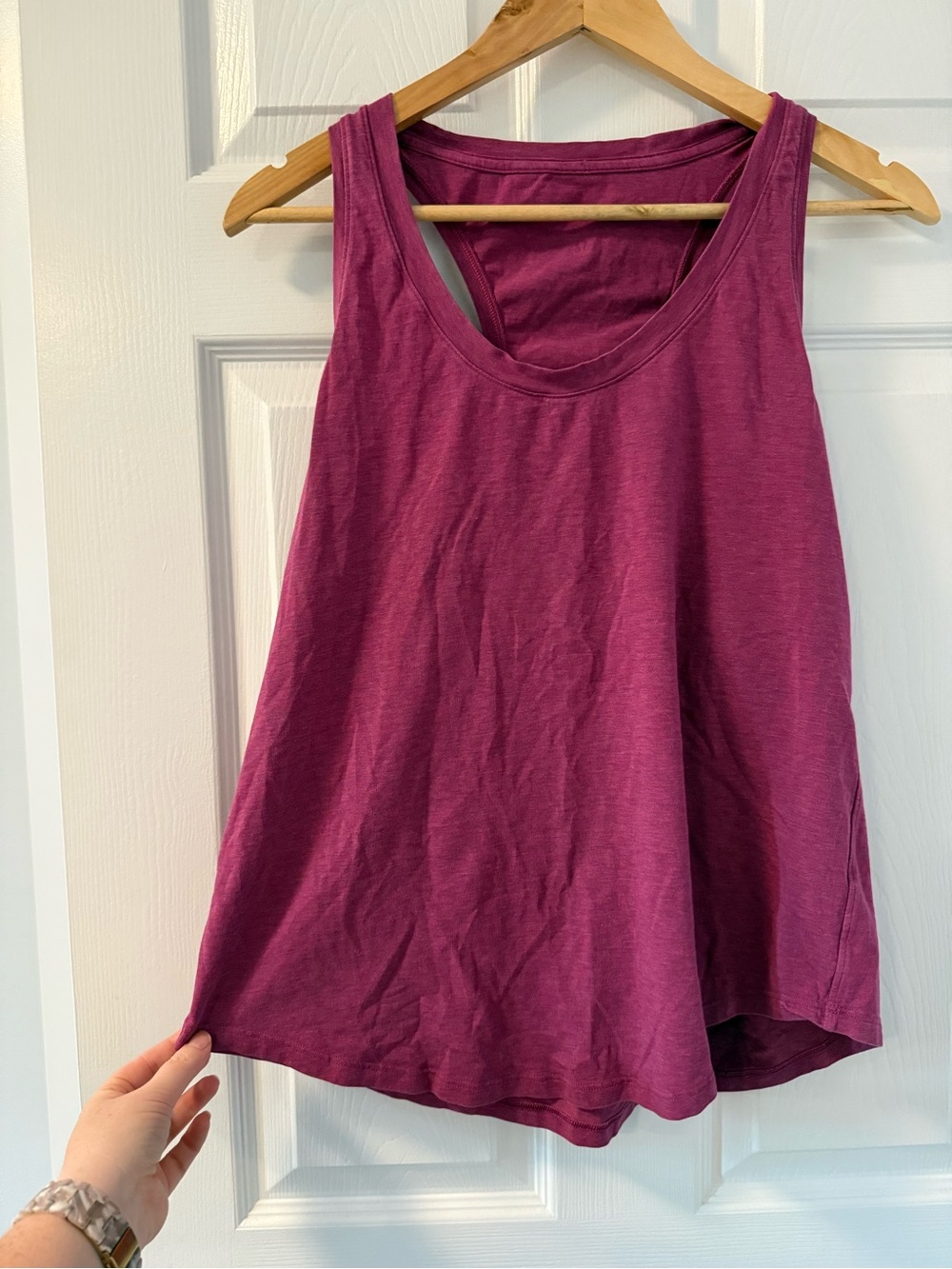 lululemon athletica Magenta Racerback Tank Top